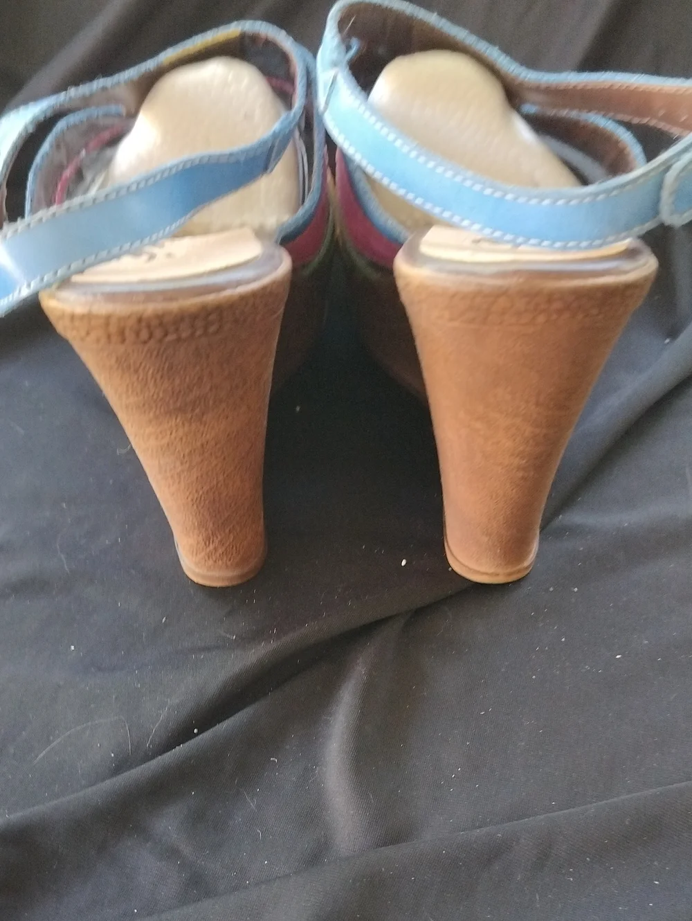 Vintage Inspired Brazilian Wedge Sandals